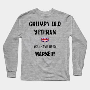 Grumpy Old Veteran (GB) Long Sleeve T-Shirt